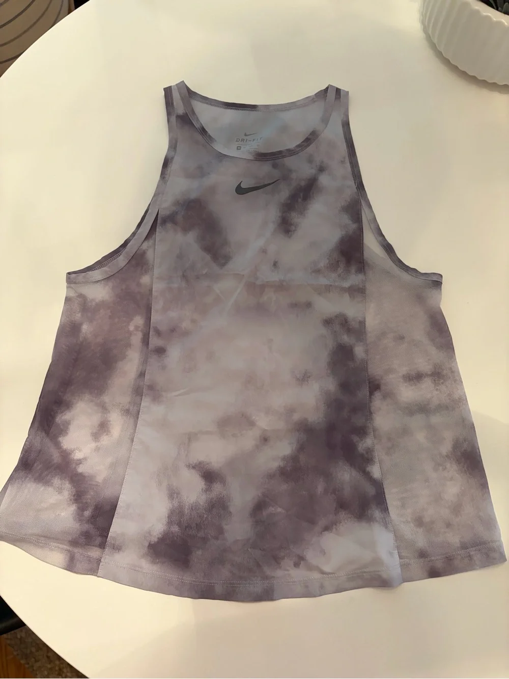 Nike Women’s Purple Tie-Dye Racerback Tank Top